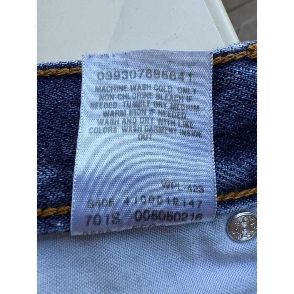Levi’s 505 Regular Fit Jeans Men’s Size 36x32 Blue Denim Straight Leg - Picture 5 of 6